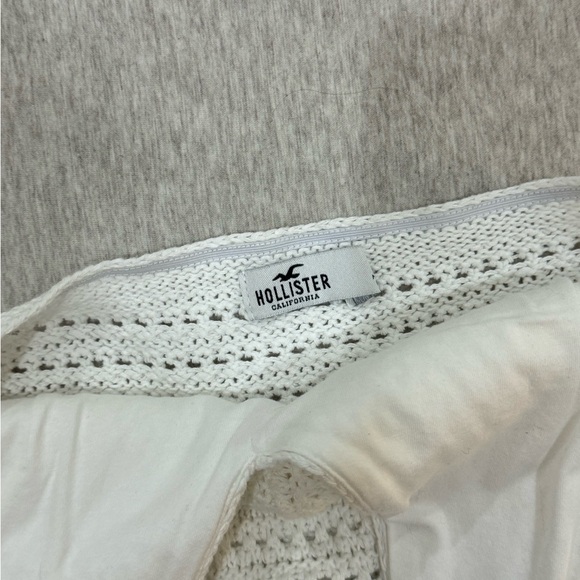 HOLISTER CROCHET BABY BLUE HALTER TOP - Picture 5 of 8
